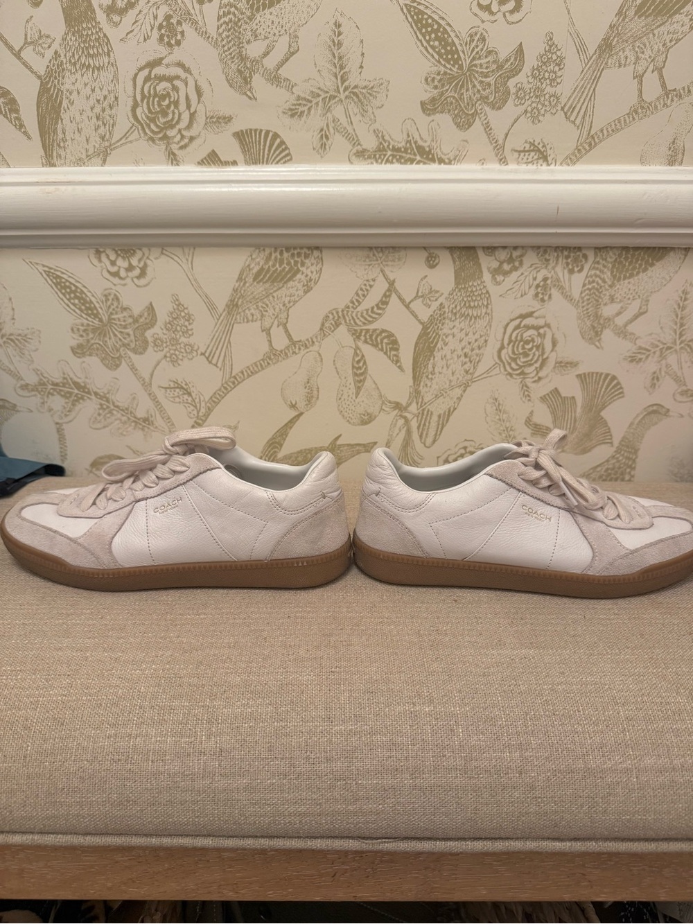 Coach Ellis White Leather Sneakers - Picture 2 of 9
